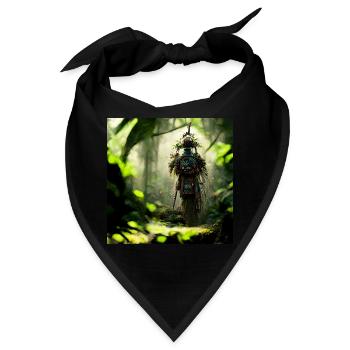 Schamene im Dschungel - Bandana - Schwarz - Vorne