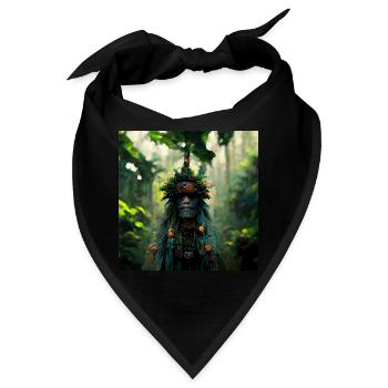 Schamene im Dschungel - Bandana - Schwarz - Vorne