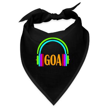 kopfhörer goa - Bandana - Schwarz - Vorne