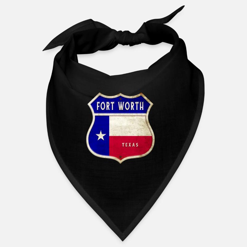 Design du drapeau texan de Fort Worth Bandana