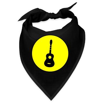 Gitarre Akustik - Bandana - Schwarz - Vorne