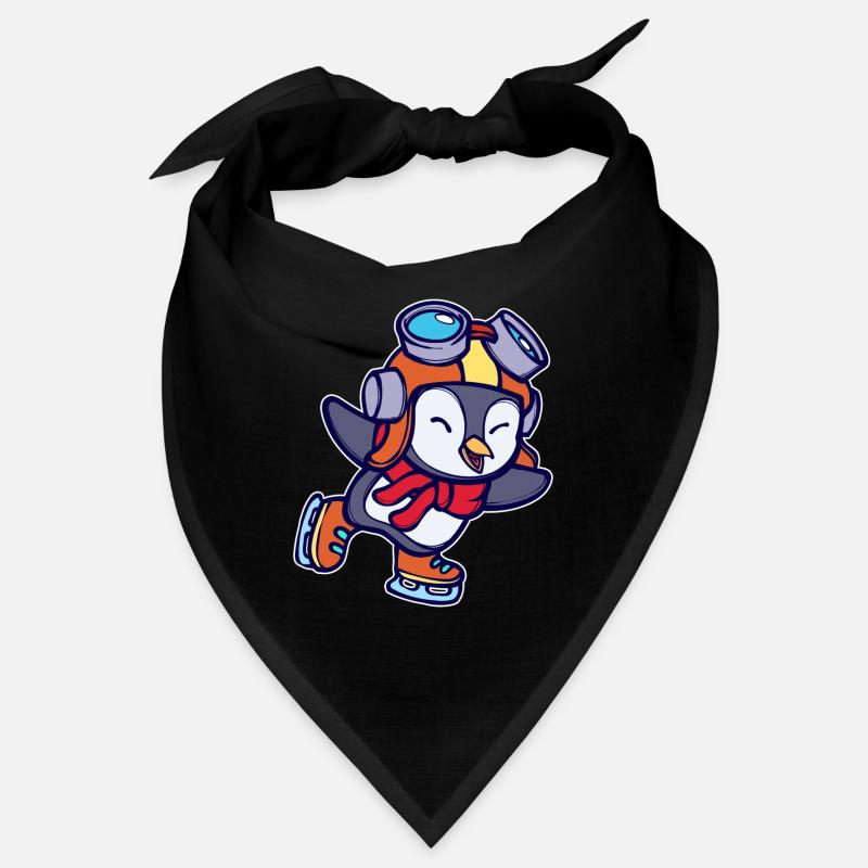 Kalt Cool Süß Vogel Pinguin Tier Eislaufen Eis Bandana