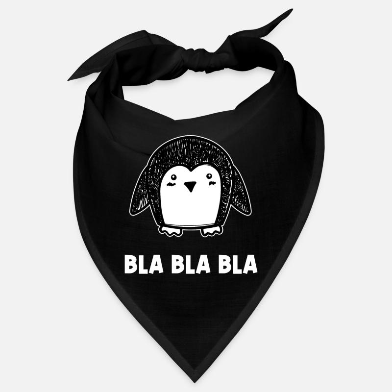 Tier Schnee Spruch Eis Vogel Pinguin Seevogel Bandana