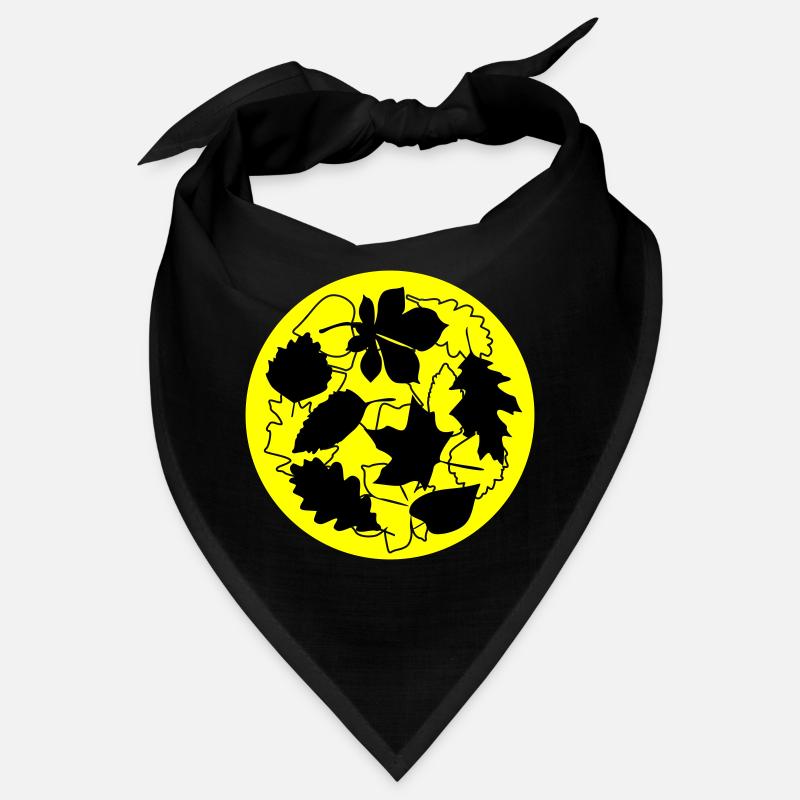 Feuilles circulaires d’automne Bandana