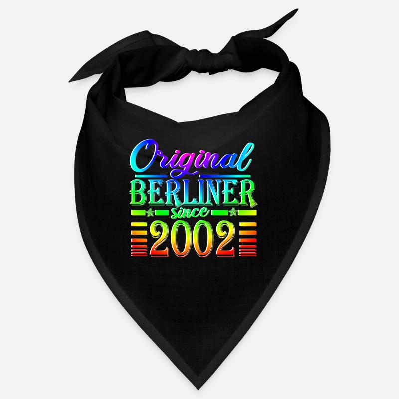berliner original since 2002 bunt Regenbogen Bandana