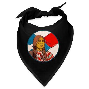 AMERIKANISCHE UREINWOHNER - Bandana - Schwarz - Vorne