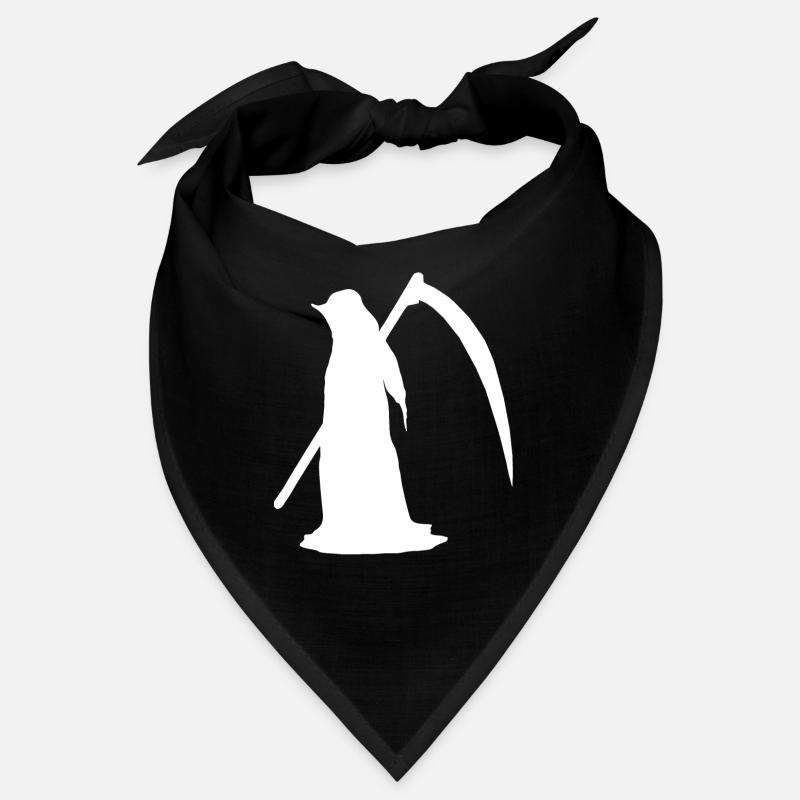 Silhouetten, Sensenmänner,gruselige Prints, goth Bandana
