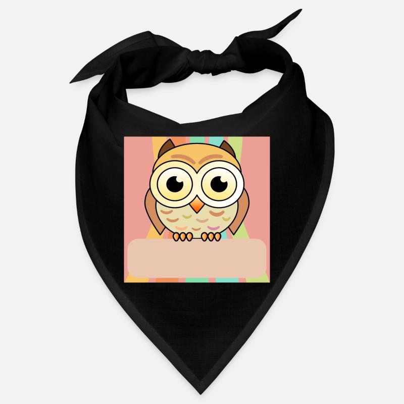 Name tag owl Bandana