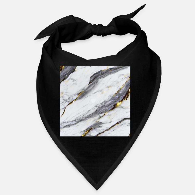 Structure en marbre en or blanc Bandana