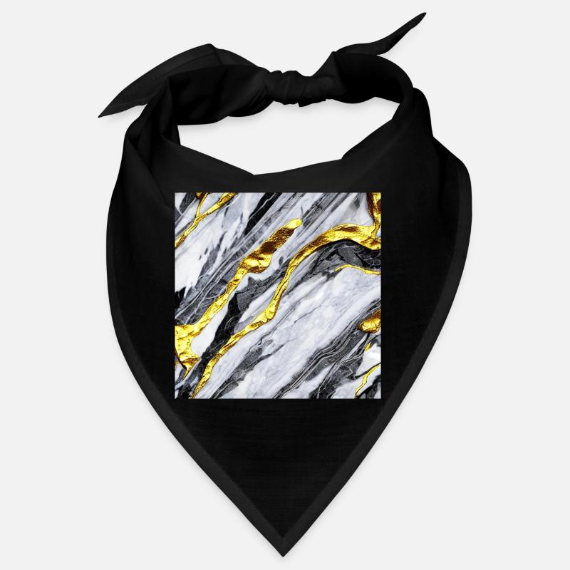 Marble gold structure Bandana