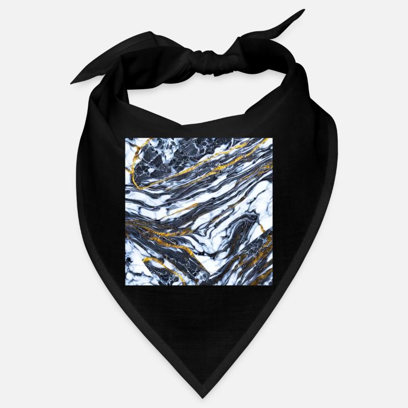Marmor trifft auf Gold Marmorgold Textur Bandana