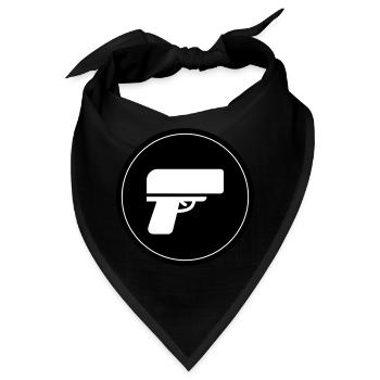 Waffe Money Rain Kreis - Bandana - Schwarz - Vorne