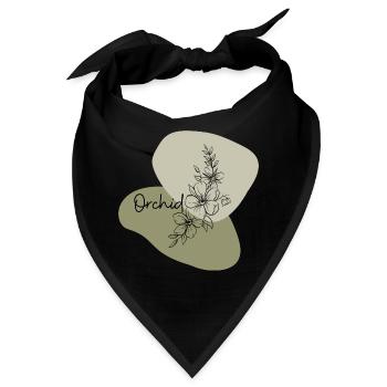 Orchid - Plant Lovers T-Shirt - Bandana - Schwarz - Vorne