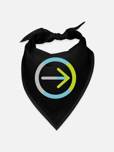 The logo of the cooperative on its own - Bandana - black - Front