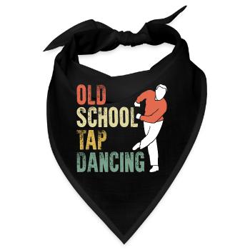 Awesome Old School Tap Dancing For A Tap Dance Tap - Bandana - Schwarz - Vorne