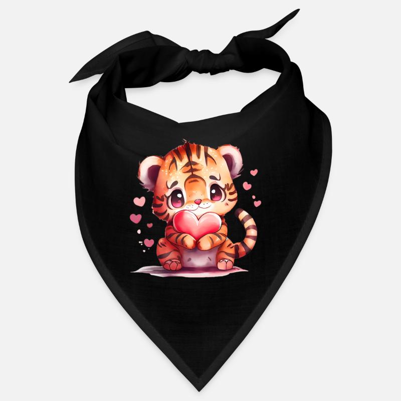 Cadeau de Saint-Valentin Tiger Bandana