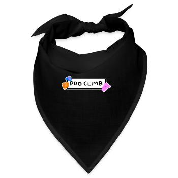 Logo des Pro Climb Climbing Climbing Teams - Bandana - Schwarz - Vorne