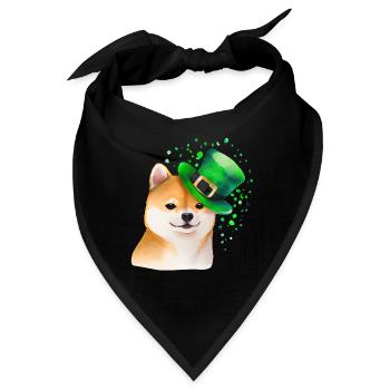 St Paddys St Patricksday St Patrick Day - Bandana - Schwarz - Vorne