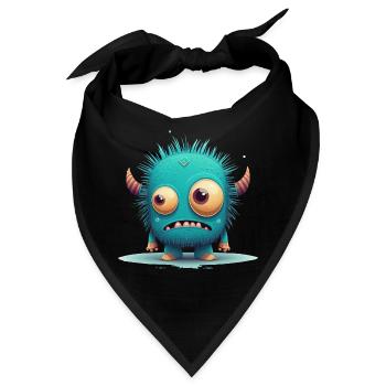 Ein seltsames Monster zum Knuddeln - Bandana - Schwarz - Vorne