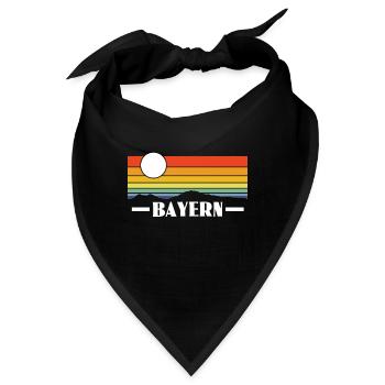 Bayern - Bandana - Schwarz - Vorne