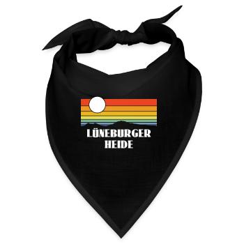 Lüneburger Heide - Bandana - Schwarz - Vorne