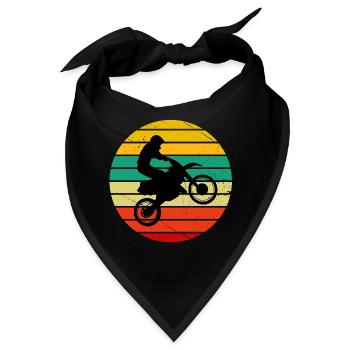 Chopper, Biker, Motorradfan - Bandana - Schwarz - Vorne