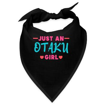Popkultur Japan Anime Manga Herz Statement - Bandana - Schwarz - Vorne
