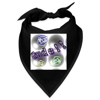 Gude!! - (Guten Tag) - Slang - Abbild - 2023 - Bandana - Schwarz - Vorne