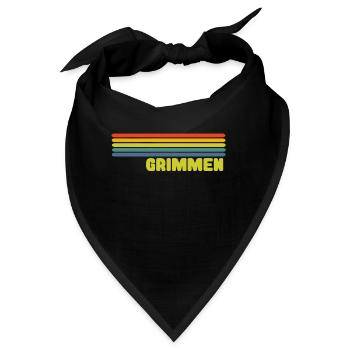 grimmen 05 - Bandana - Schwarz - Vorne
