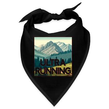 Ultra-Laufen - Bandana - Schwarz - Vorne