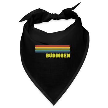 Büdingen - Bandana - Schwarz - Vorne
