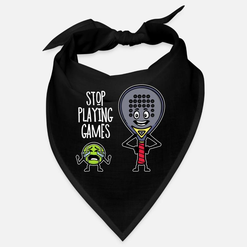 Player Padel Racket Padel Team Statement Coach Bandana