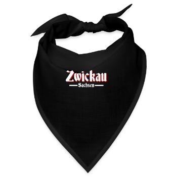 Zwickau - Bandana - Schwarz - Vorne