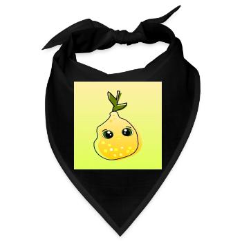 Lemonen Zitronen Essen - Bandana - Schwarz - Vorne