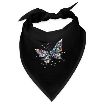 Origami Schmetterling Japanische Kunst - Bandana - Schwarz - Vorne