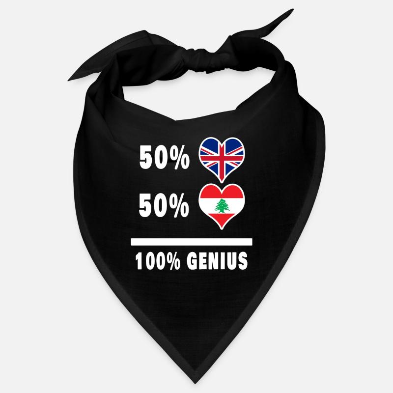 Liban et Grande-Bretagne 100% Genius Flag Bandana