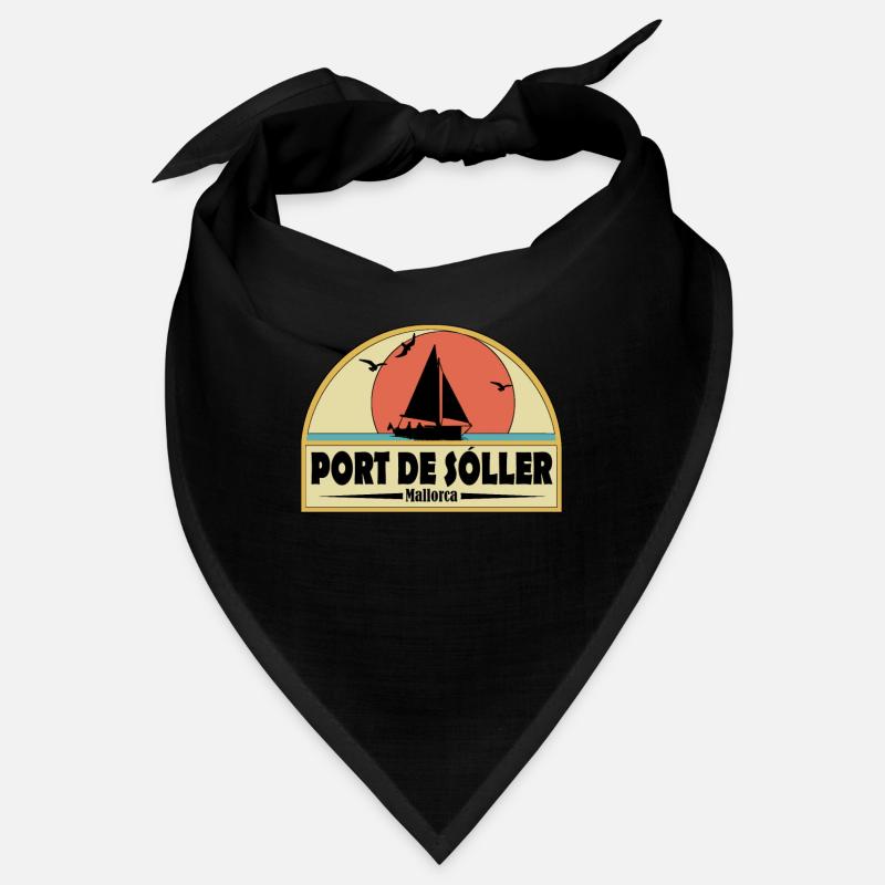Port de Soller - Bandana - noir
