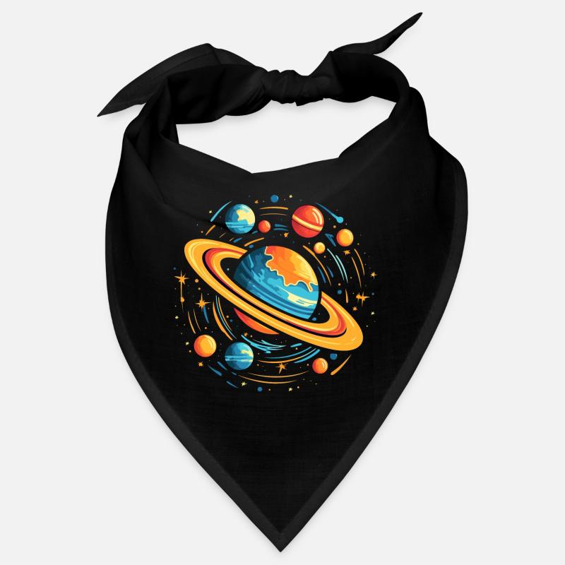 Space Galaxy Planets Bandana