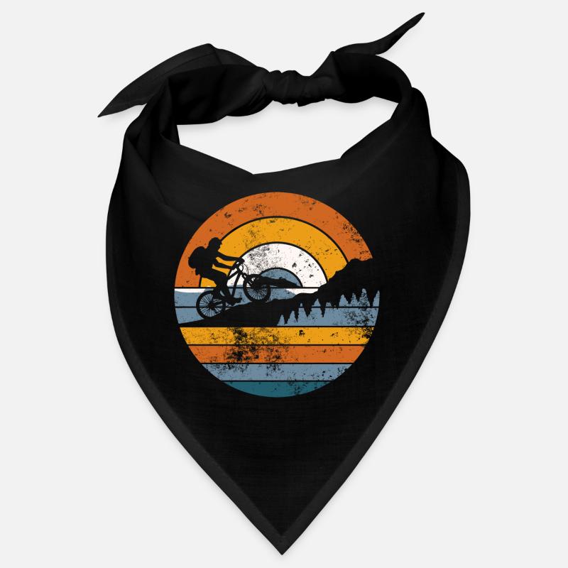 Retro Ridge Bicycle Sunset Bandana