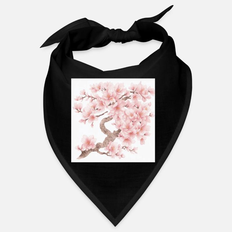 Japanese cherry tree blossoms Bandana