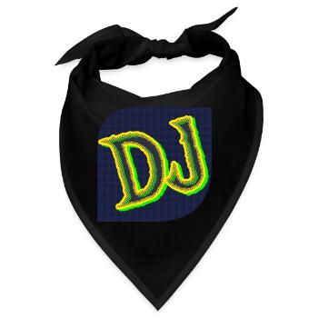 Deejay / DJ - Bandana - Schwarz - Vorne