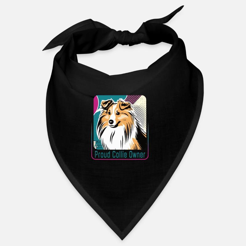 Fier propriétaire de Collie Bandana