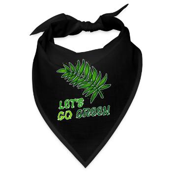Umweltschützer Mutter Erde Natur Statement Umwelt - Bandana - Schwarz - Vorne