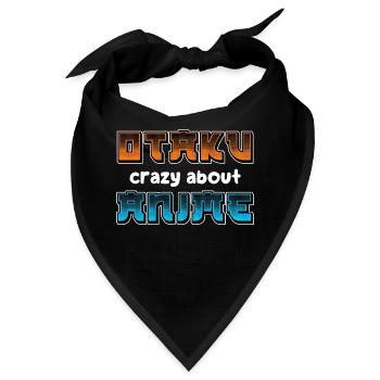 Otaku Anime Animation Japan Manga Statement Comic - Bandana - Schwarz - Vorne