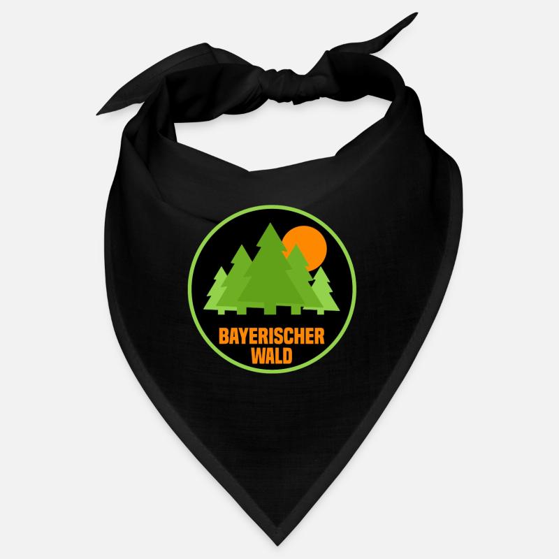 Bayerischer Wald - Bandana - Schwarz