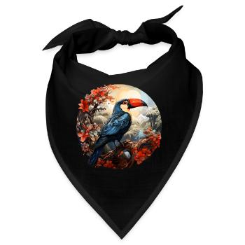 Toucan - Bandana - Schwarz - Vorne