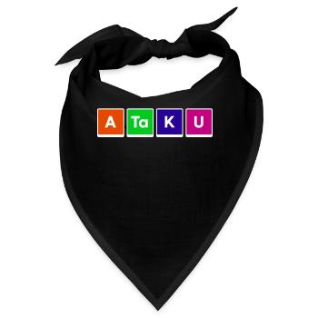 Manga Anime Statement Japanisch Comic Animation - Bandana - Schwarz - Vorne
