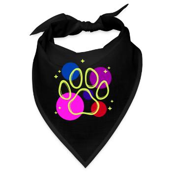 Haustiere Tiere Lieblingstier Heimtier Tiere - Bandana - Schwarz - Vorne