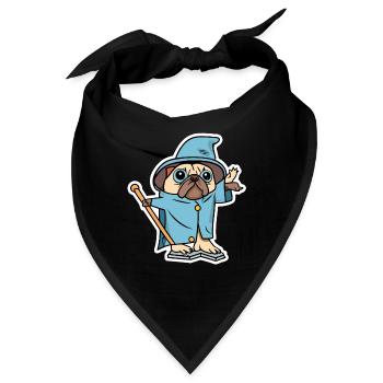 Magier - Bandana - Schwarz - Vorne