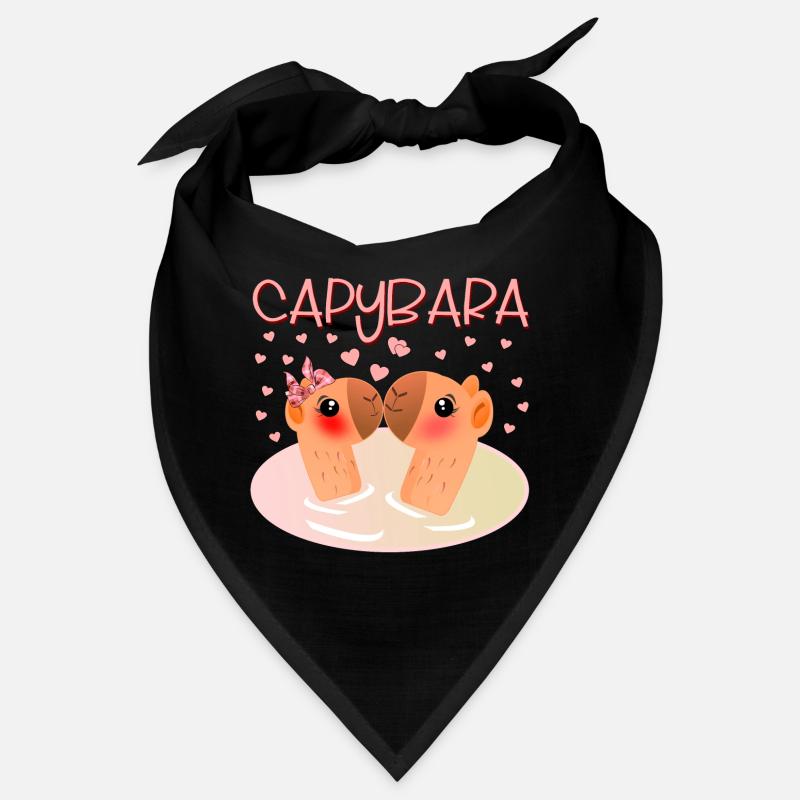 CAPYBARA PAARE ICH LIEBE DICH Bandana